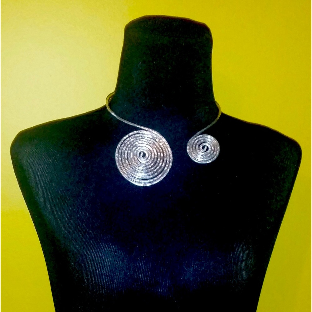 Handmade Aluminum Coiled Neckwear